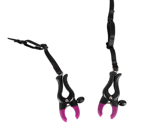 Трусики с зажимами для половых губ и бусинками для массажа промежности