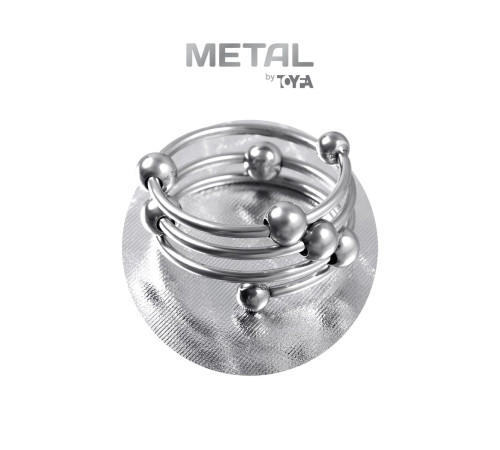 Большое металлическое кольцо под головку пениса