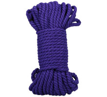 Фиолетовая верёвка для связывания и фиксации Bind Tie - 15,24 м.