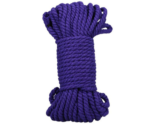 Заказать Фиолетовая верёвка для связывания и фиксации Bind Tie - 15,24 м. Заказать Фиолетовая верёвка для связывания и фиксации Bind Tie - 15,24 м.
