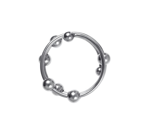 Большое металлическое кольцо под головку пениса