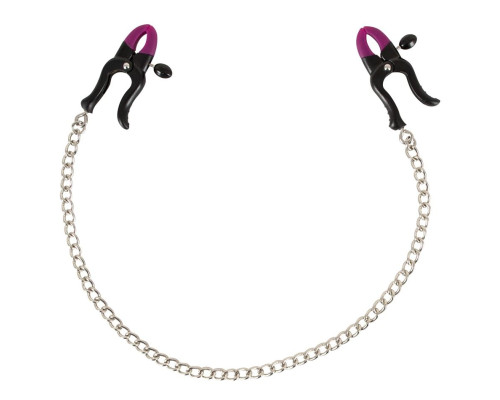 Заказать Зажимы на соски Silicone Nipple Clamps с цепочкой