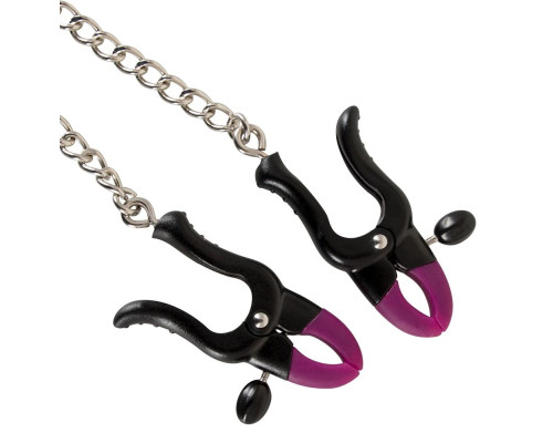 Заказать Зажимы на соски Silicone Nipple Clamps с цепочкой