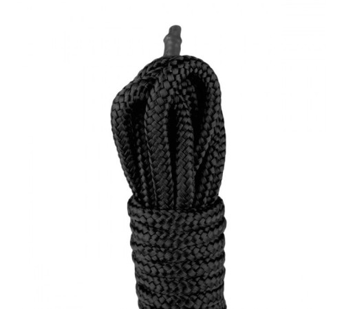 Черная веревка для бондажа Easytoys Bondage Rope - 5 м.