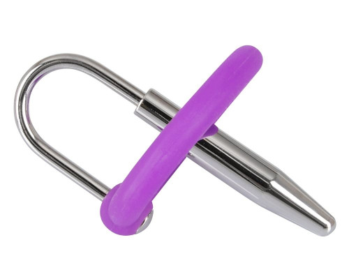 Заказать Уретральный плаг с силиконовым кольцом под головку Penis Plug Заказать Уретральный плаг с силиконовым кольцом под головку Penis Plug