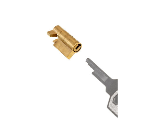 Красный мужской пояс верности из пластика