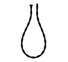 Черный уретральный массажер Glide Large - 30 см.