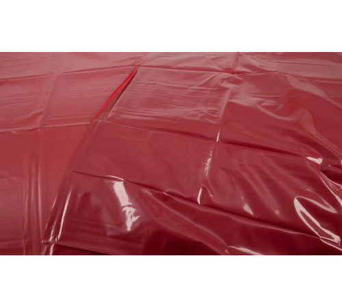 Виниловая бордовая простынь Vinyl Bed Sheet Виниловая бордовая простынь Vinyl Bed Sheet