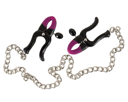 Заказать Зажимы на соски Silicone Nipple Clamps с цепочкой