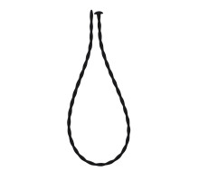 Черный уретральный массажер Glide Extra Small - 30 см.