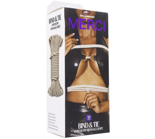 Верёвка для связывания и фиксации Bind Tie - 15,24 м. Верёвка для связывания и фиксации Bind Tie - 15,24 м.