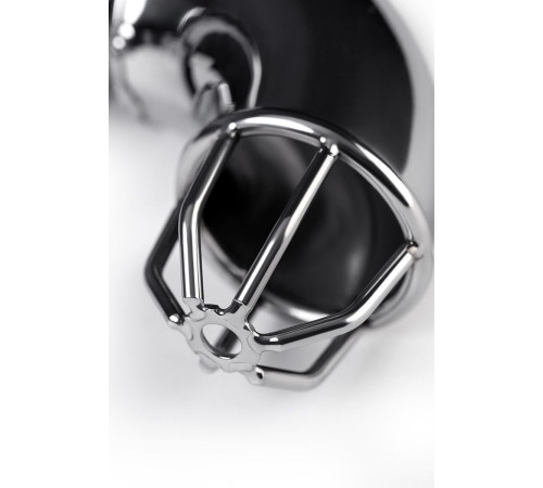 Серебристый мужской пояс верности TOYFA Metal