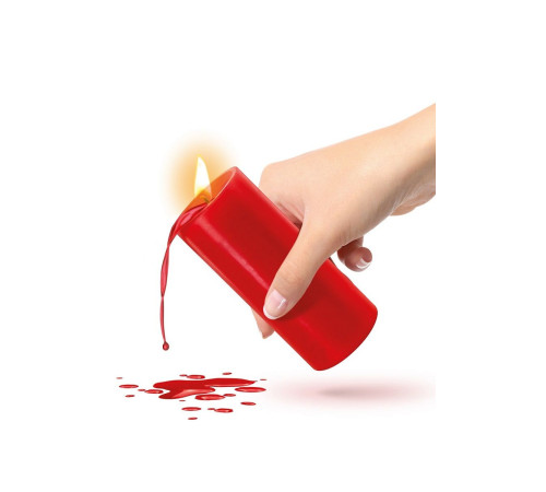 Красная низкотемпературная свеча для ваксплея