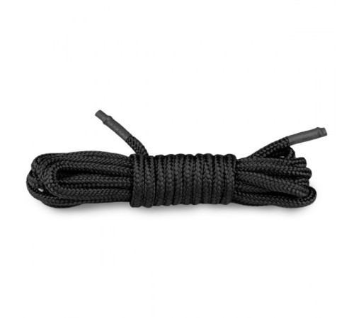 Черная веревка для бондажа Easytoys Bondage Rope - 5 м.