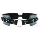 Заказать Изумрудный пояс с колечками для крепления наручников Emerald Leather Belt