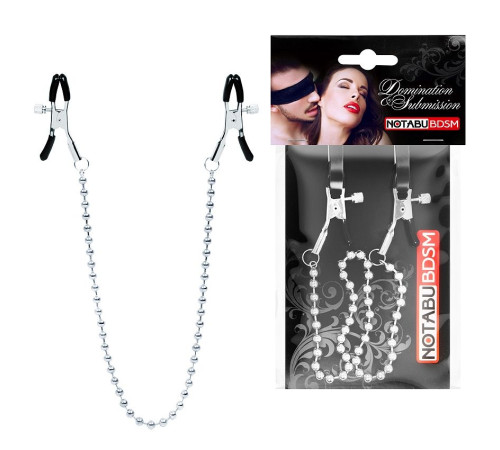 Оригинальные зажимы на соски с бусами