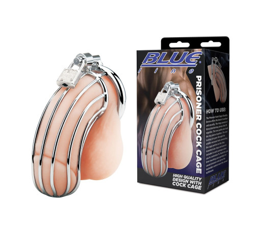 Металлическая клетка Prisoner Cock Сage с замком
