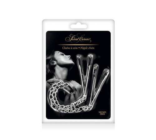 Регулируемые зажимы для сосков Sweet Caress Nipple Chain