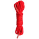 Заказать Красная веревка для связывания Nylon Rope - 5 м.