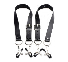 Ремни с зажимами для половых губ Spread Labia Spreader Straps with Clamps
