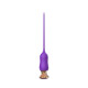 Фиолетовый тонкий стимулятор Nipple Vibrator - 23 см.