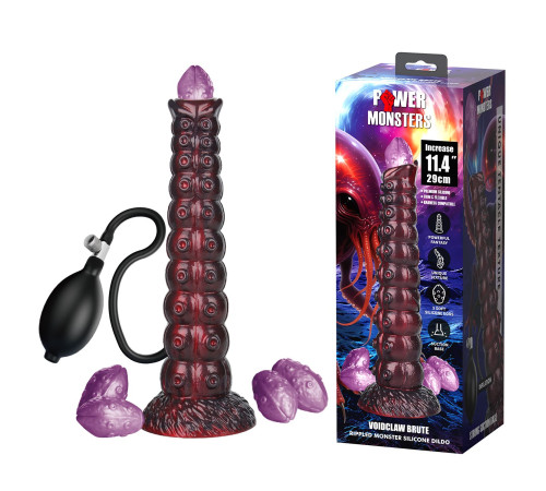 Яйцеродящий фаллоимитатор на присоске Voidclaw Brute - 28,9 см.