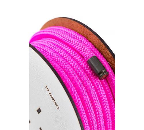 Розовая веревка для шибари на катушке - 10 м.