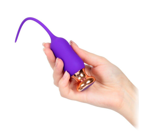 Фиолетовый тонкий стимулятор Nipple Vibrator - 23 см. Фиолетовый тонкий стимулятор Nipple Vibrator - 23 см.