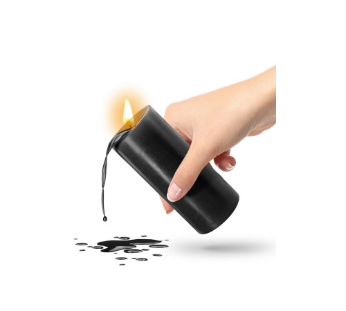 Черная низкотемпературная свеча для ваксплея