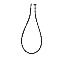 Черный уретральный массажер Glide Medium - 30 см.