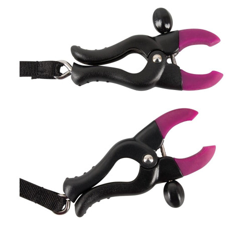Женские вибростринги с зажимами для половых губ Spreader String with Vibrator Женские вибростринги с зажимами для половых губ Spreader String with Vibrator