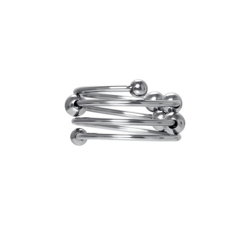 Большое металлическое кольцо под головку пениса