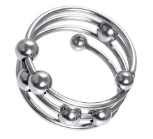 Большое металлическое кольцо под головку пениса