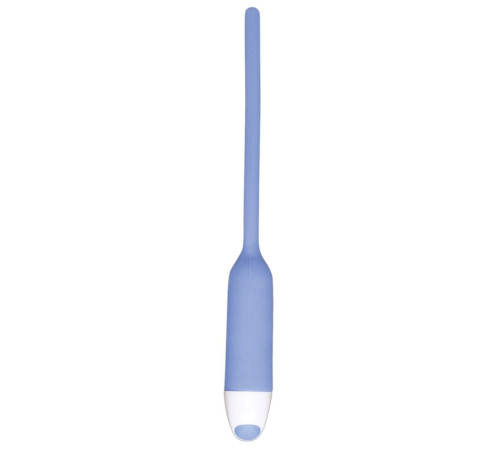 Голубой вибратор для уретры Dilator Vibe - 19 см. Голубой вибратор для уретры Dilator Vibe - 19 см.
