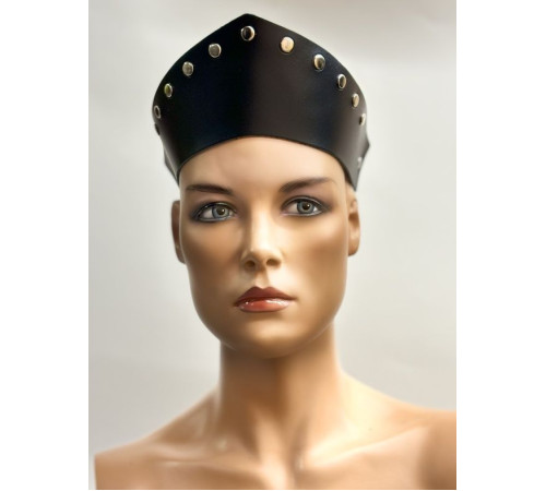 Черный кокошник-ободок «Стелла»