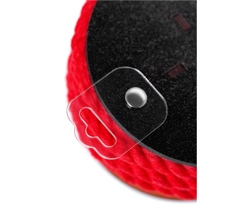 Красная веревка для шибари на катушке - 5 м.