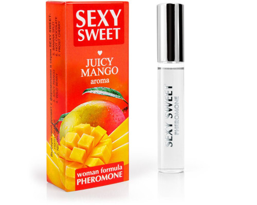 Заказать Парфюмированное средство для тела с феромонами Sexy Sweet с ароматом манго - 10 мл.