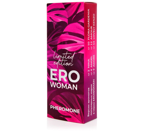 Ароматизирующая композиция с феромонами Erowoman №2 Limited Edition - 10 мл. Ароматизирующая композиция с феромонами Erowoman №2 Limited Edition - 10 мл.