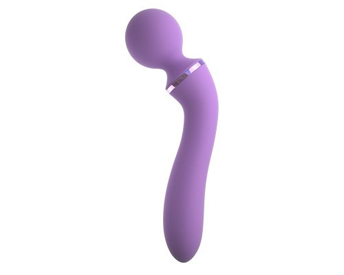 Заказать Фиолетовый двусторонний вибростимулятор Duo Wand Massage-Her - 19,6 см. Заказать Фиолетовый двусторонний вибростимулятор Duo Wand Massage-Her - 19,6 см.