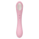 Заказать Нежно-розовый двусторонний стимулятор Daisy Massager - 20,2 см.