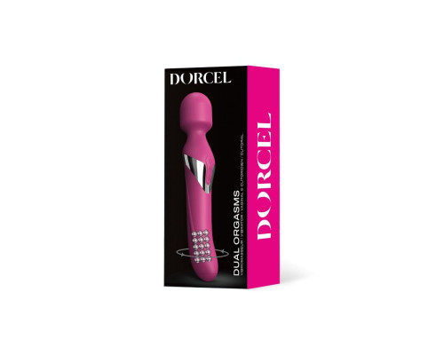 Заказать Розовый двусторонний вибромассажер Dual Orgasms - 23,5 см.