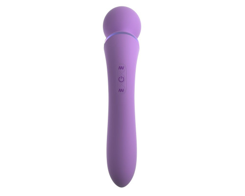 Заказать Фиолетовый двусторонний вибростимулятор Duo Wand Massage-Her - 19,6 см. Заказать Фиолетовый двусторонний вибростимулятор Duo Wand Massage-Her - 19,6 см.