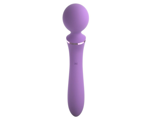 Заказать Фиолетовый двусторонний вибростимулятор Duo Wand Massage-Her - 19,6 см. Заказать Фиолетовый двусторонний вибростимулятор Duo Wand Massage-Her - 19,6 см.