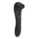 Заказать Черный стимулятор Smoooch Clitoral Suction Vibration - 18,6 см.