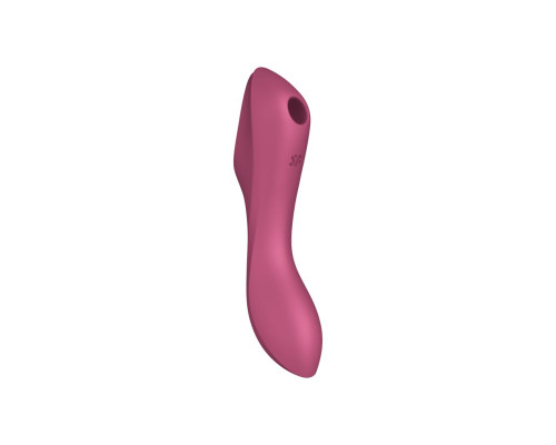 Заказать Малиновый вакуум-волновой вибростимулятор Satisfyer Curvy Trinity 3