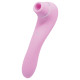 Заказать Розовый стимулятор Smoooch Clitoral Suction Vibration - 18,6 см.