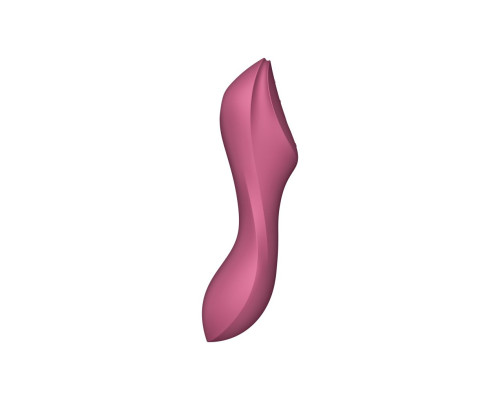 Заказать Малиновый вакуум-волновой вибростимулятор Satisfyer Curvy Trinity 3
