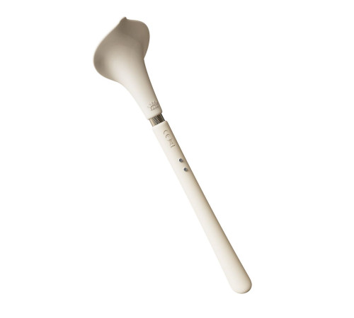 Бежевый двусторонний вибромассажёр Calla