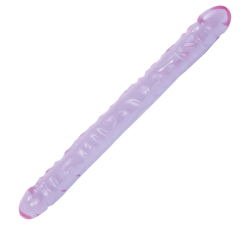 Двухсторонний фиолетовый фаллоимитатор Double Dong Purple Jellie - 46 см. Двухсторонний фиолетовый фаллоимитатор Double Dong Purple Jellie - 46 см.