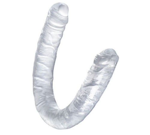 Прозрачный двухсторонний фаллоимитатор Double Dildo - 40 см. Прозрачный двухсторонний фаллоимитатор Double Dildo - 40 см.